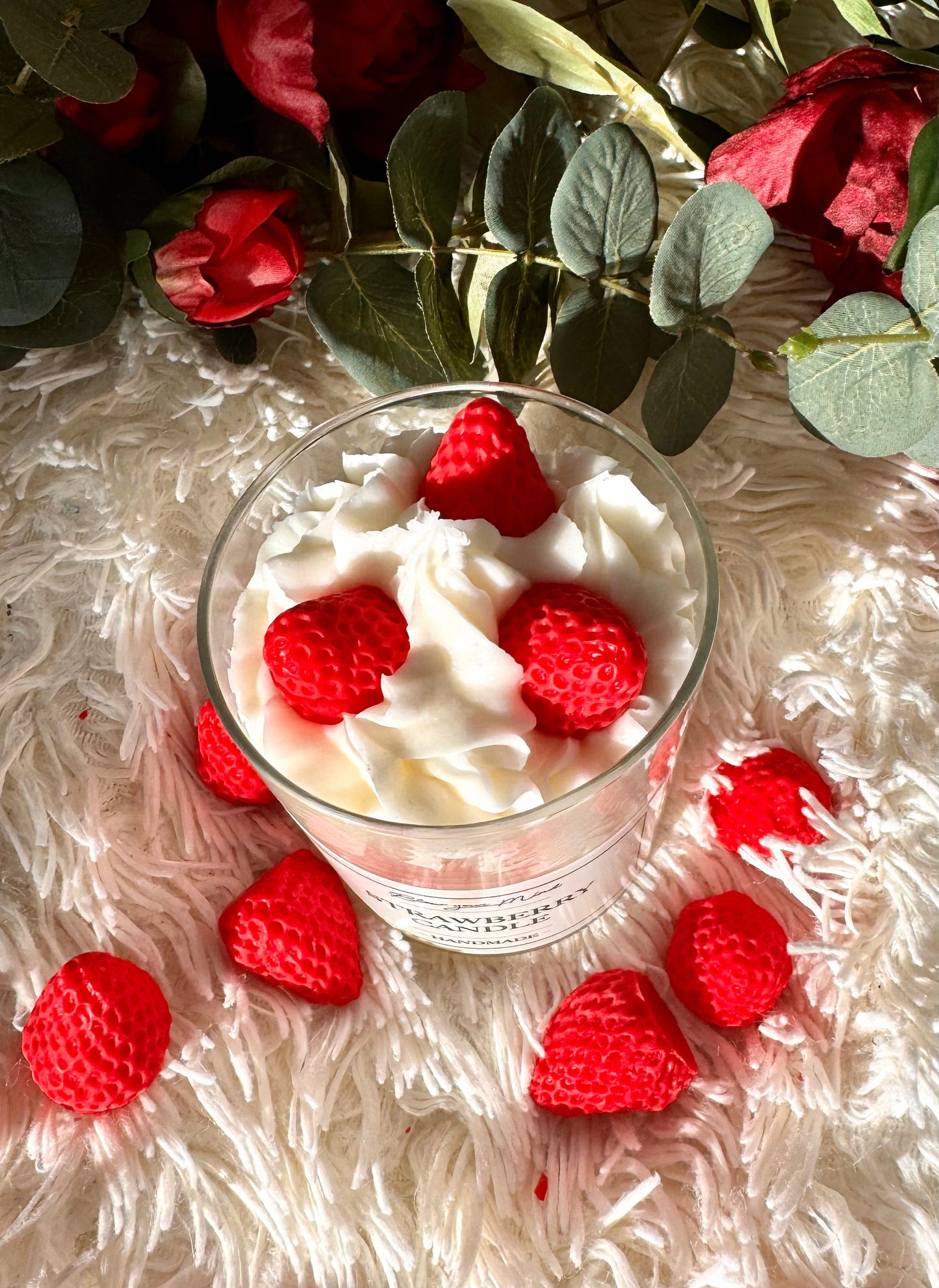 Vela Fresas con Nata