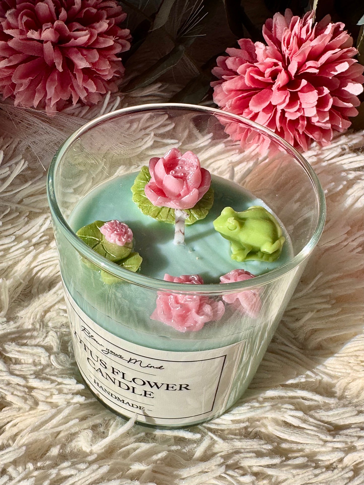 Vela Flor de Loto