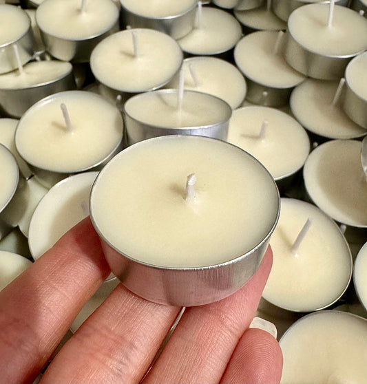 Vela de té sin aroma