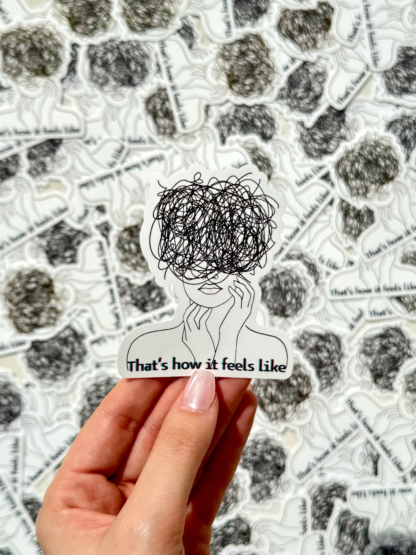 Pegatina "That's how it feels like"