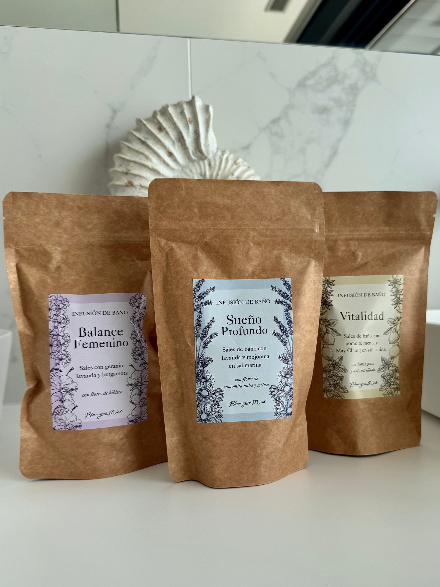 Pack completo infusiones de baño