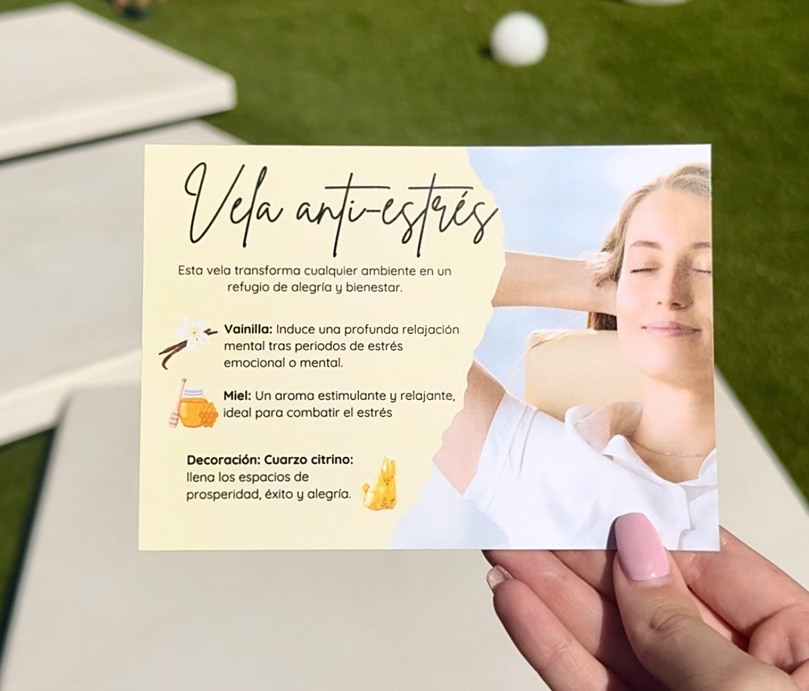 Vela Anti-Estrés