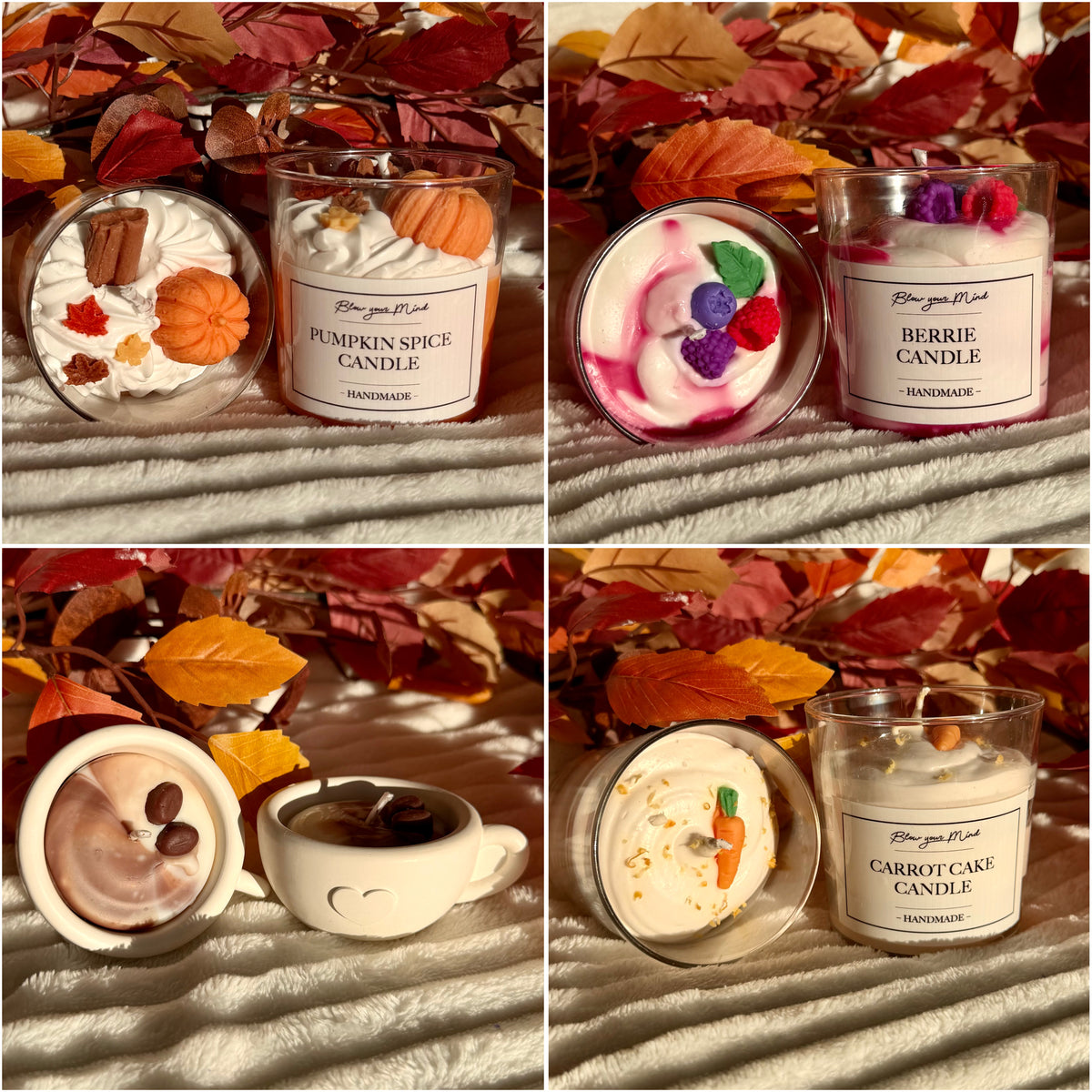 🕯️Pack 4 velas Otoño