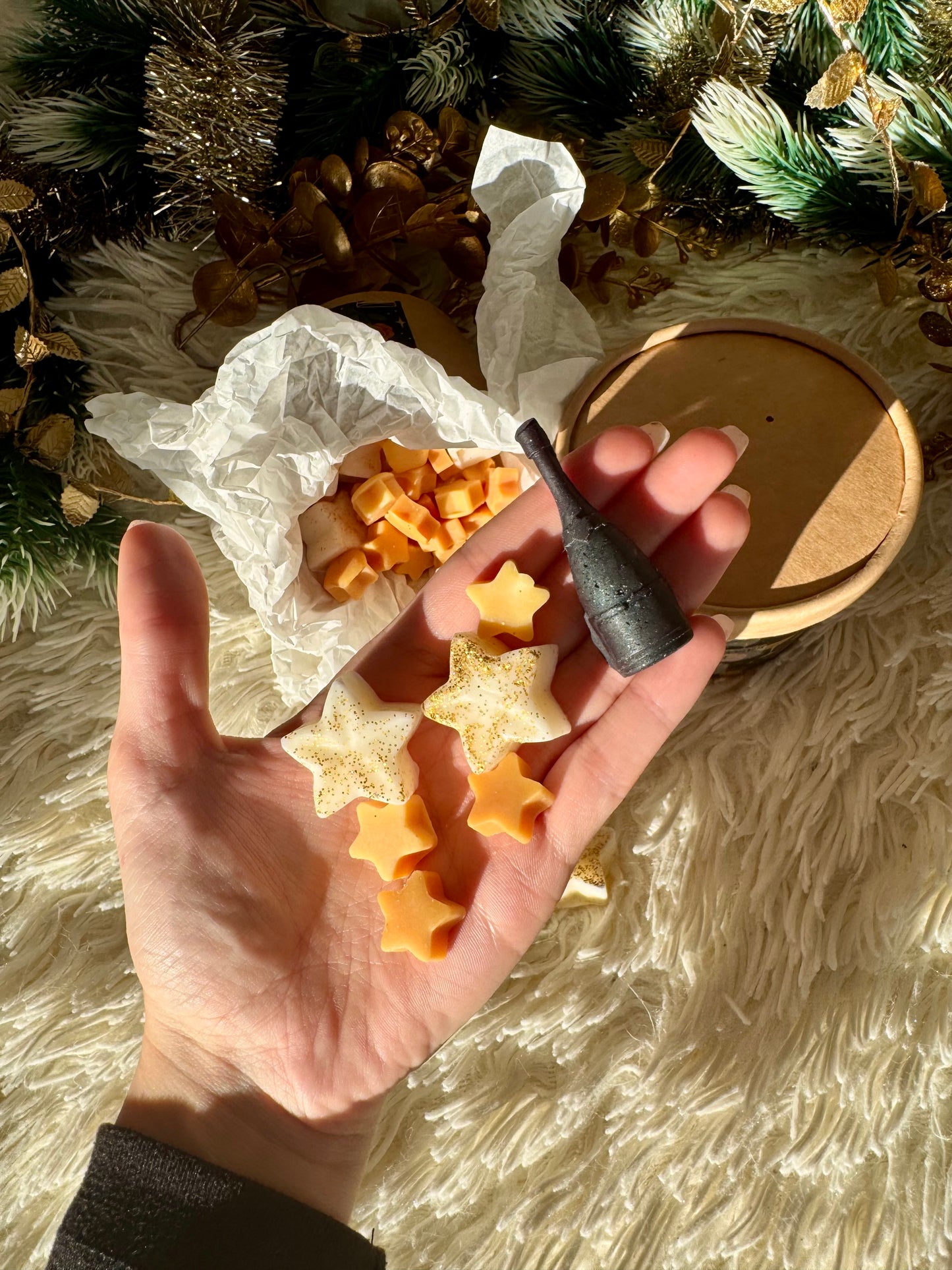 Wax melts Champagne con rosas