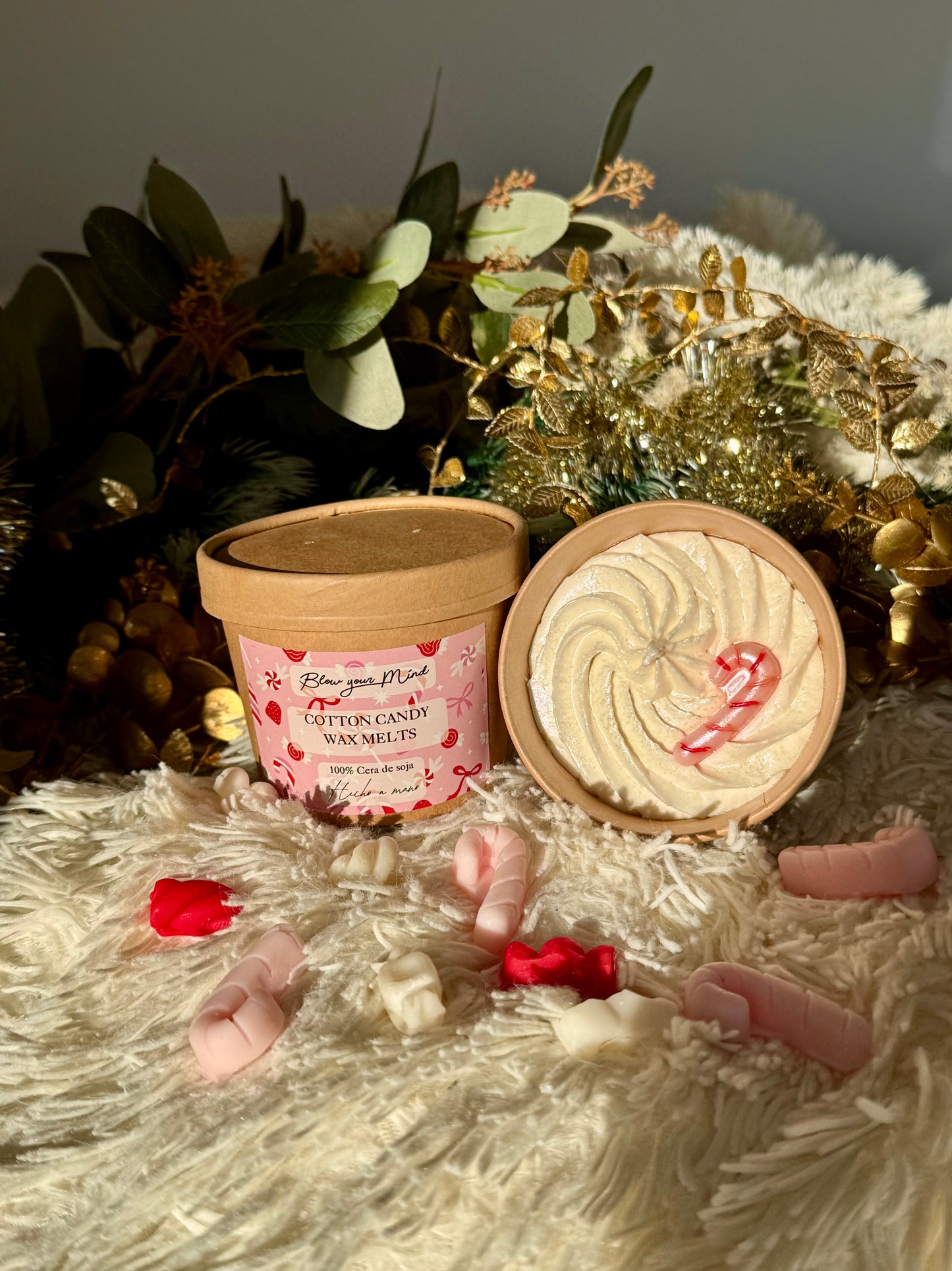 Wax melt en crema Algodón de Azúcar