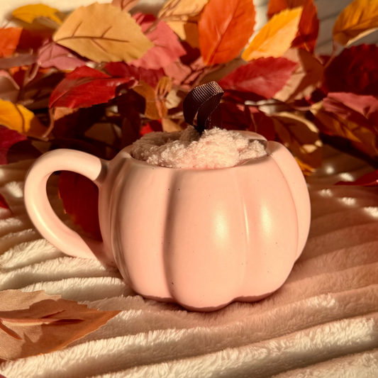 Taza calabaza + calcetines