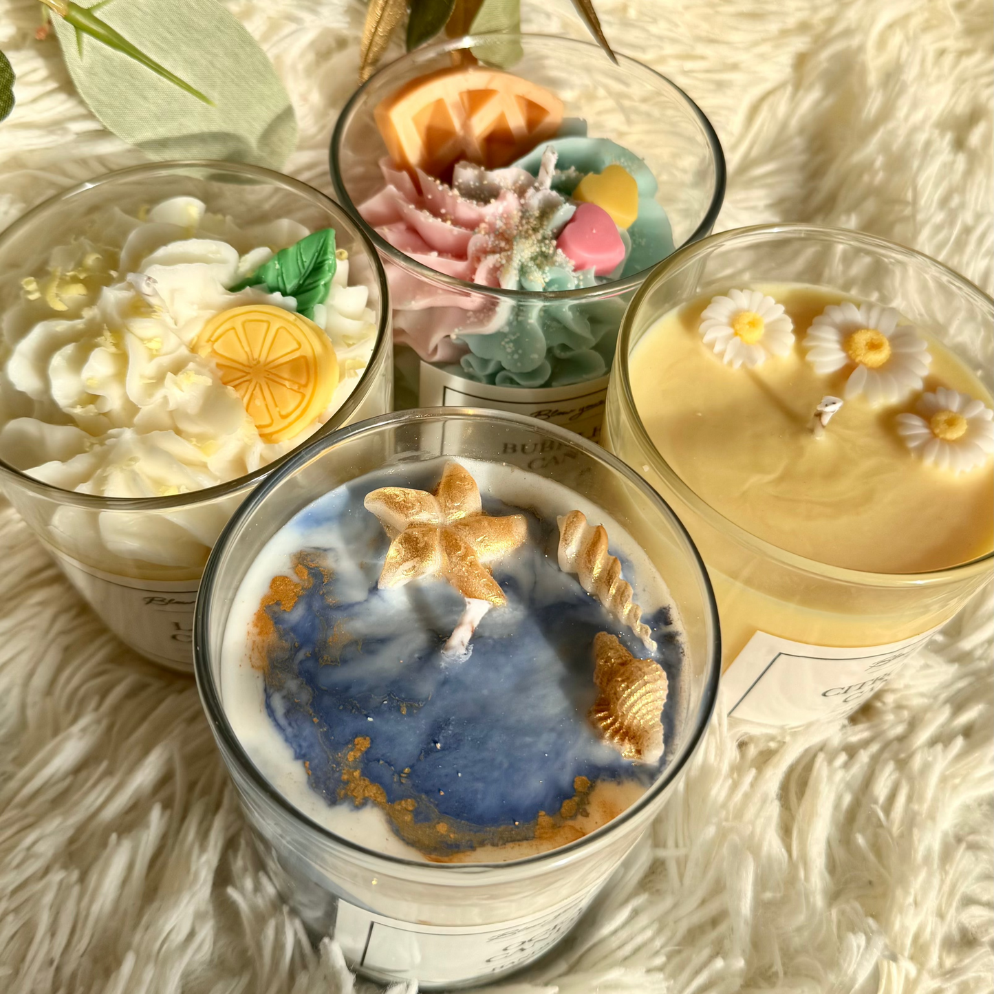 🕯️ Pack Velas en Vaso de Verano